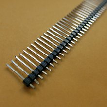 10Pcs/Lot 40 Pin 2.54mm 1x40 pin Heigth=40MM Single Row Male straight male Breakable Pin Header Connector Strip for new 2024 - buy cheap