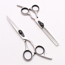 C1003 6'' 17.5cm Customized Logo Stainless TOP GRADE Hairdressing Scissors 440C 62HRC Cutting Shears Hair Scissors Styling Tool 2024 - buy cheap