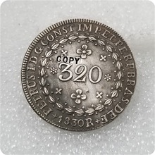 1830 Brasil 320 Reis copia moneda 2024 - compra barato