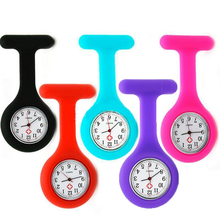 Reloj de pulsera de silicona para mujer, pulsera de reloj de moda con broche Fob, con batería gratis, Túnica, movimiento de cuarzo, reloj de bolsillo 2024 - compra barato