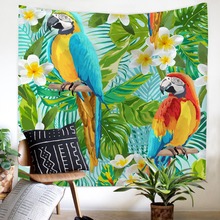 Flower beautiful Tapestry plants Wall hanging decoration Home Bedding comfortable soft best sellig lovely bird Tapestry 2024 - buy cheap