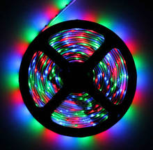 Best Price Non-waterproof SMD 3528 5m RGB 300 LED Flexible strip light Lamp DC12V 500cm for decoration 2024 - buy cheap
