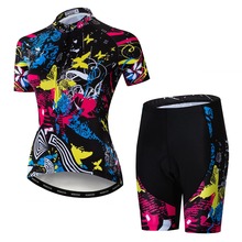 Conjunto de pantalones cortos de ciclismo conjunto de verano para mujer ropa de ciclismo de carreras MTB ropa transpirable ropa para bicicleta de montaña Sportwears 2024 - compra barato