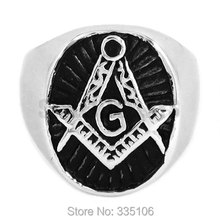 Классическое масонское байкерское кольцо, ювелирные изделия из нержавеющей стали, масонское моторное байкерское мужское кольцо, оптовая продажа SWR0410A 2024 - купить недорого