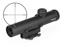 PPT vista óptica táctica 4x12 Rifle de caza alcance con 20mm Airsoft Gun Rail montaje en caza Riflescope vista óptica OS1-0006 2024 - compra barato
