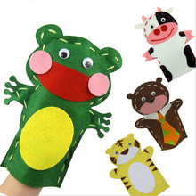 1PC DIY Handmade Cartoon Animals Nonwoven Fabric Glove Kids Finger Education Learning Craft Toys Fun Gadgets Children Toys 2024 - buy cheap