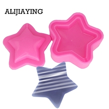 M1385 DIY Cake Tools 3D Love round star shape silicone mold dessert Decorating Gumpaste fondant Polymer Clay Resin Soap mould 2024 - buy cheap