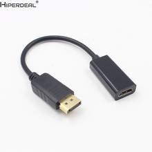 HIPERDEAL DP Male Displayport to HDMI-compatible Female Adapter Cable Converter For Samsung HP HW 2024 - buy cheap