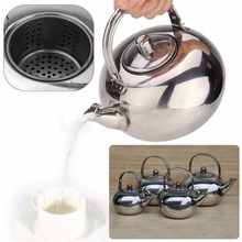 20cm Stainless Steel Tea Pot White Household Induction Cooker Pots Hotel Restaurant Household Coffee Pot With Filter 2024 - buy cheap
