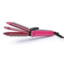 Hair Curler 3 IN 1 Hair Curling Iron Set With Ceramic Flat Iron and Corrugated Corn Curls Comb Hair Straightener Styling Tools 2024 - buy cheap