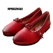 Flor mary jane dedo do pé redondo leve, vermelho floral, feminino, confortável, retrô, designer, chinês, sapatos de balé dobráveis, 2021 2024 - compre barato