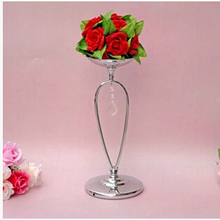 Бесплатная доставка 41 см 16 "свадебные украшения стола Центровой ваза подсвечники 2024 - купить недорого