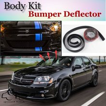 Bumper Lip Deflector Lips For Dodge Avenger / GTS Front Spoiler Skirt For TopGear Friends to Tuning Car View / Body Kit / Strip 2024 - buy cheap