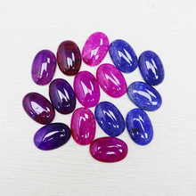 Natural Stone Dragon Veins Agates Cabochon CAB Beads For Jewelry Making Accessories NO Hole Mixed 10Pcs/Lot 20x30mm 2024 - buy cheap