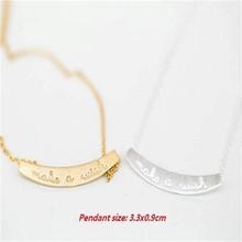 Fashion "make a wish" necklace, Hope the pendant necklaces for women 2024 - buy cheap