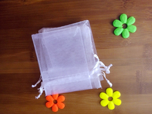 17*23cm 3000pcs Organza Bag white Drawstring bag jewelry packaging bags for tea/gift/food/candy small transparent pouch Yarn bag 2024 - buy cheap