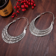 Ожерелья и подвески в богемном стиле с кисточками, ожерелье в ретро стиле Юньнань, этническое многослойное серебряное ручное ожерелье 2024 - купить недорого