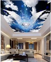 Photo wall mural Star angel wings cloud ceiling 3d wallpaper living room Home Decoration Non woven roll 2024 - buy cheap