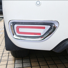 ABS cromo para Nissan patrulla Y62 2017 2018 antiniebla trasera pantalla moldura de cubierta de Marco etiqueta coche accesorios estilo 2 uds 2024 - compra barato