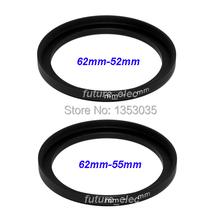 Pro 2 x 62mm to 52mm 55mm 62mm-52mm-55mm 62-52-55 Metal Step-Up Step Up Ring Camera Lens Filter Stepping Adapter Hood Holder Cap 2024 - buy cheap