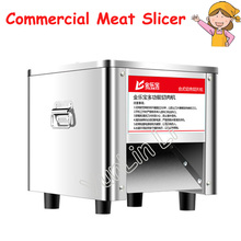 Máquina elétrica para fatiar carne profissional 220v fatiador de carne comercial automático moedor de carne de aço inoxidável 2024 - compre barato
