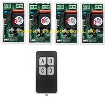 AC220V 1CH 10A RF Wireless Remote Control Switch System 433 MHZ 1 transmitter & 4 receiver relay Receiver Smart Home Switch 2024 - buy cheap