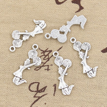 15pcs Charms Cheerleader Cheer Girl 28x10mm Antique Making Pendant fit,Vintage Tibetan Silver color,DIY Handmade Jewelry 2024 - buy cheap