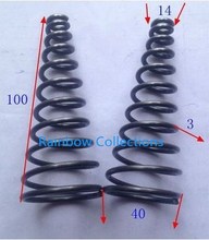2pcs/lot  3*14/40*100mm Spring Steel powerfull Conical Compression Shaped conical spring pagoda-shaped spring 2024 - buy cheap
