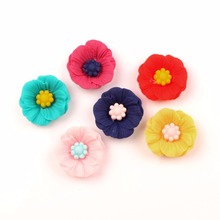 30Pcs Resin Flower Decoration Crafts Cute Kawaii Beads Flatback Cabochon Embellishments For Scrapbooking DIY Accessories 2024 - buy cheap