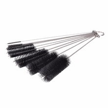 10PCS Stainless Steel Pipe Tube Cylinder Bores Cleaning Brush Set with Keyring Tube Bottle Cleaning Brushes For Housework Tools 2024 - buy cheap
