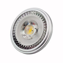 Lâmpada de led, 10w, 15w, ar111, holofote de led quente, lâmpada branca fria, cob, qr111, g53, lâmpadas de teto dc12v embutida, frete grátis 2024 - compre barato