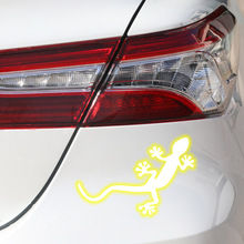 LEEPEE Gecko Reflective Strip Tape Safety Warning Mark Car-styling Car Reflective Sticker Auto Decor Bumper Car Sticker 2024 - buy cheap