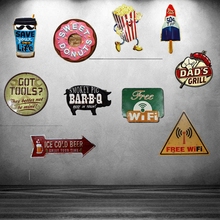 Letreros de lata de cerveza para decoración del hogar, letreros irregulares de Metal, para Bar, Pub, café, arte para restaurante, U-11 2024 - compra barato