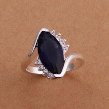 R191 Бесплатная доставка кольцо из стерлингового серебра, модные ювелирные изделия, модное кольцо/ghqaoyxa bheajyla серебряный цвет 2024 - купить недорого