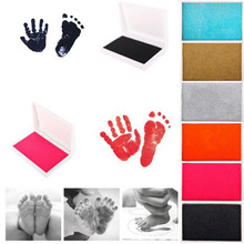 Bebê Kit de Impressão Pad Photo Frame Toque Almofada de Tinta Pegada Handprint Bebê Itens Lembranças Presentes Recém-nascidos Fundição Tinta Watermark Pad 2024 - compre barato