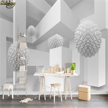 beibehang Custom wallpaper mural 3d geometric globe modern architecture space TV background wall papers home decor 3d wallpaper 2024 - buy cheap