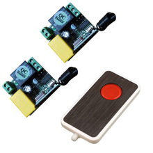 Interruptor de luz inteligente ac 220v 1 canais, 1 ch mini canal 1 ch, sem fio, controle remoto rf, módulo de receptor de rádio relé 10a + transmissor