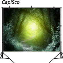 Capisco photography backdrop mysterious forest Path Natural scenery background for photo studio camera fotografica 2024 - buy cheap