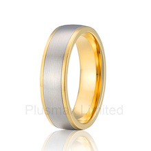 Nueva llegada anel masculino super fresco de alta calidad de dos colores para hombre antialérgico titanio joyería de moda anillo de boda 2024 - compra barato