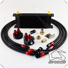 Enfriador de aceite de motor, Kit de adaptador de reubicación de filtro AN8 de 16 filas, 3/4x16 y M20 2024 - compra barato