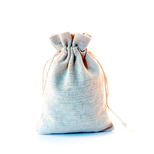 10 шт./лот маленькие хлопковые сумки 10x14 см, мешочек на шнурке, мешочки из натурального льна и хлопка, сумочки для упаковки ювелирных изделий 2024 - купить недорого