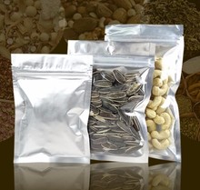 Small Size Transparent & Metallized zip lock bag Smell Proof Bags Food Storage tea packaging bag clear plastic bag with zipper 2024 - buy cheap