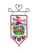 Sem peeking mini banner contado kit ponto cruz 14 contagem dos desenhos animados boneco de neve europeu conjunto para bordado diy needlework 2024 - compre barato