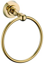 Бесплатная доставка золотое покрытие круглое основание полотенце кольцо новое 2024 - купить недорого