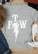FTW молния футболка со слоганом женские графические Забавные топы гранж tumblr женские модные футболки винтажные цитаты готическое искусство футболка 2024 - купить недорого