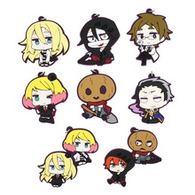 Angels of Death Anime Isaac Foster Rachel Gardner Ray Zack Catherine Daniel Dickens Rubber Strap Keychain 2024 - buy cheap