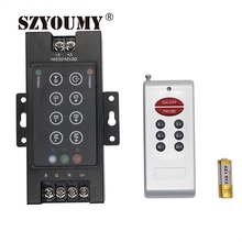 SZYOUMY-mando a distancia inalámbrico rgb, 8 teclas, carcasa de hierro, 360W, controlador RF DC12V 30A para tiras de luz LED RGB 5050 3528 2024 - compra barato