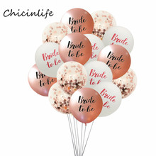 Chicinlife-balões para despedida de solteira, chá de noiva, itens para decoração de festa de casamento, sra. 2024 - compre barato