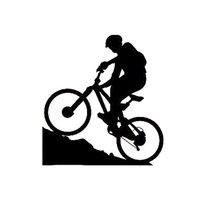 Etiqueta do carro 3D 10.9 CENTÍMETROS * 11.8 CENTÍMETROS Mountain Bike Extreme Sports Bicicleta Menino Adesivo Engraçado Adesivos e Decalques de Vinil 2024 - compre barato