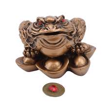 Lucky Frog Figurines Ingot three-legged Frog Feng Shui Home Decor Furnishings Home Office Decoration Accessories 2024 - buy cheap